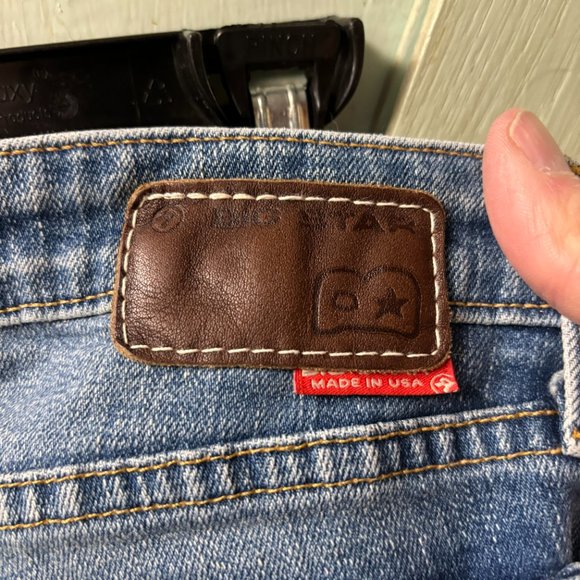 Big‎ Star Sweet Low Boot Cutoff Jean Shorts Size 30T Raw Hem - Picture 14 of 16